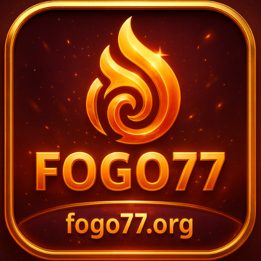Imagem promocional da FOGO77 mostrando a plataforma e suas vantagens